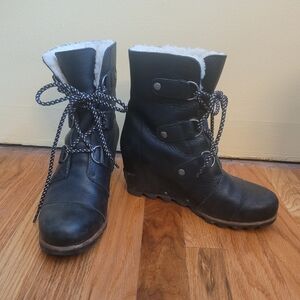 Sorel Shearling Joan of Arctic Boots